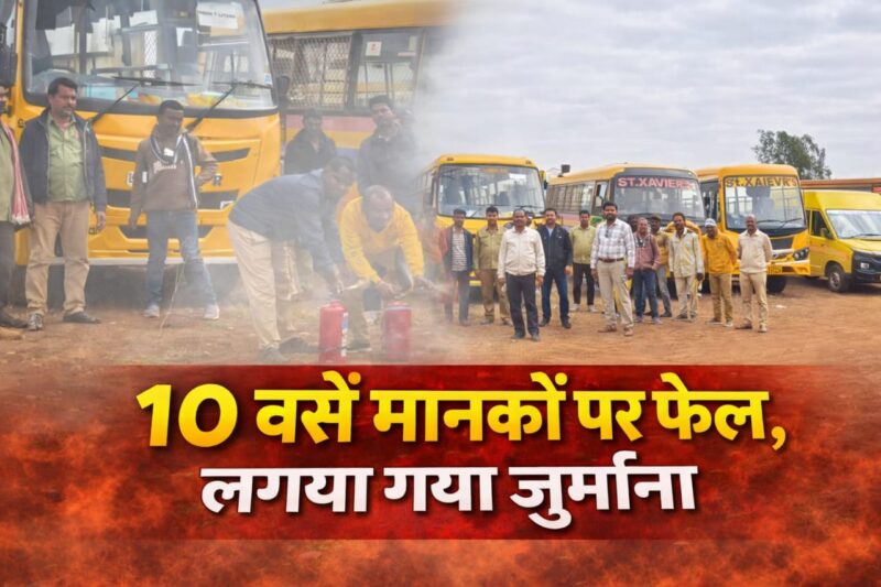 बस्तर में स्कूली बच्चों की सुरक्षा को लेकर प्रशासन सख्त, 69 स्कूल बसों की हुई गहन जांच
