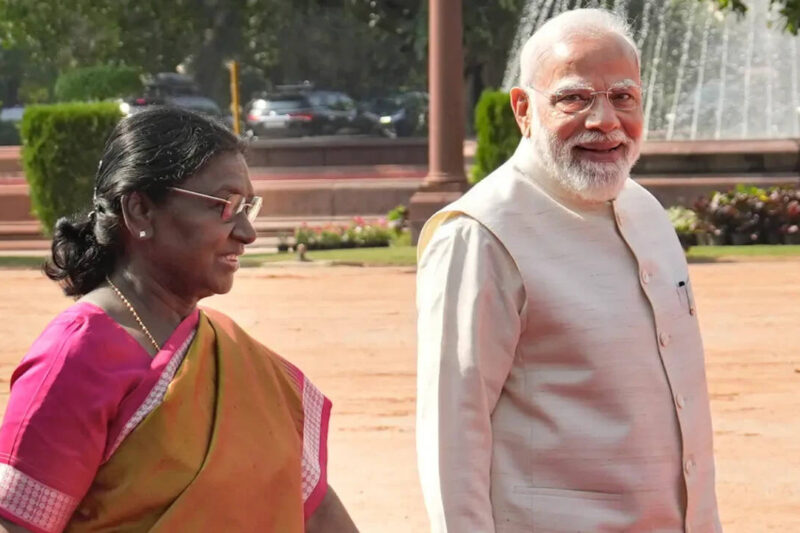 An affirmation of people’s confidence, says Murmu while veep likens PM Modi to Lincoln