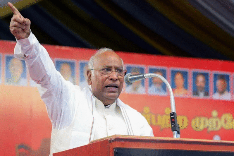 BJP moves privilege notice in Rajya Sabha against Mallikarjun Kharge over remarks on PM Modi