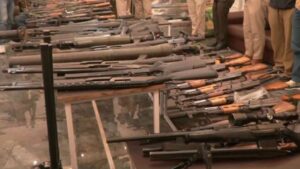 Foreign-made pistols among 32 weapons missing from Haryana police armoury; ASI suspended, probe launched