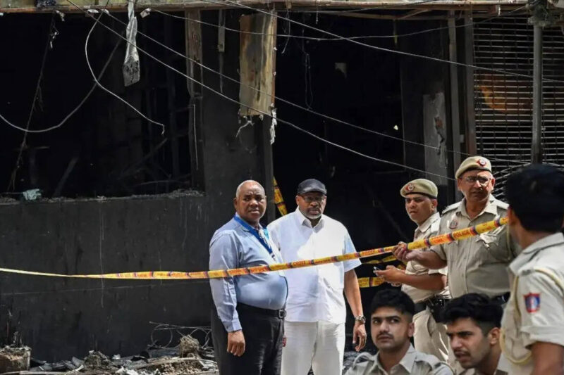 Malviya Nagar hotel fire: Court remands owner, accountant for 12 days