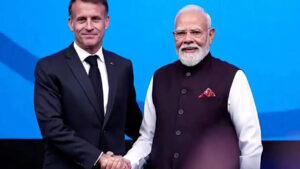 NICE: India sells its deep-tech story to the world, with Macron holding the mic