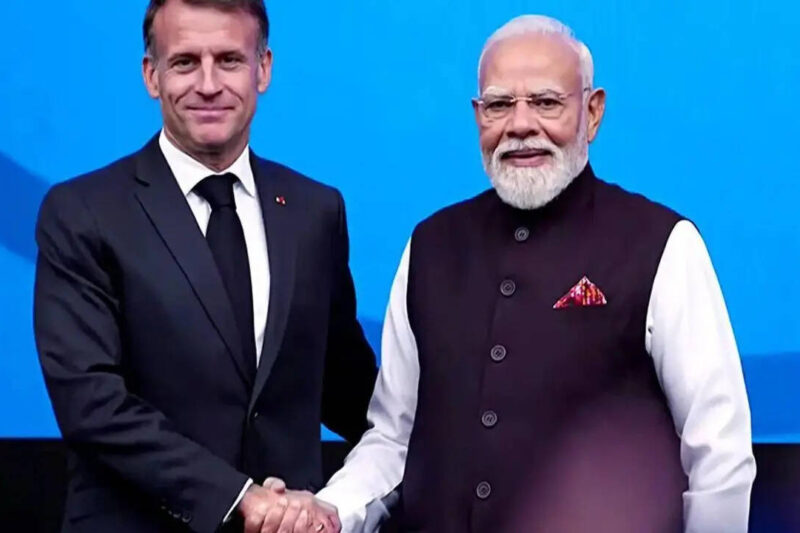 NICE: India sells its deep-tech story to the world, with Macron holding the mic