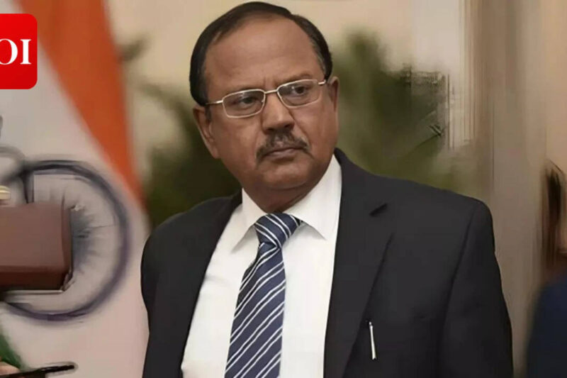 NSA Ajit Doval holds talks with Iran’s top security official amid Middle East tensions