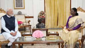 PM Modi calls on President Droupadi Murmu amid Cabinet reshuffle buzz
