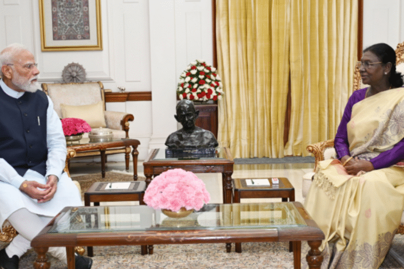 PM Modi calls on President Droupadi Murmu amid Cabinet reshuffle buzz