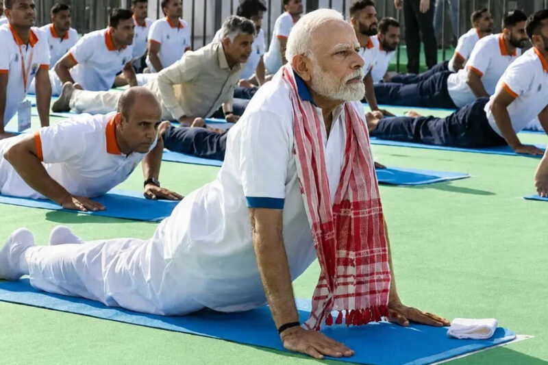 PM to lead global yoga day event in Kolkata