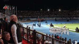 'Reflection of enduring friendship': PM Modi watches Indian contingents march at Seychelles' 50th independence