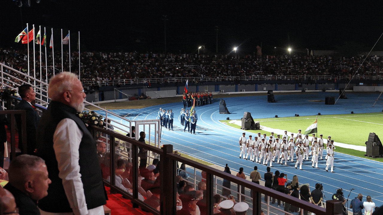 'Reflection of enduring friendship': PM Modi watches Indian contingents march at Seychelles' 50th independence