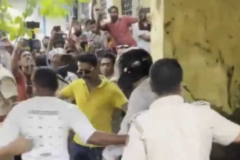 Watch: Eggs thrown at ex-Bengal minister Udayan Guha, latest TMC leader to face attack