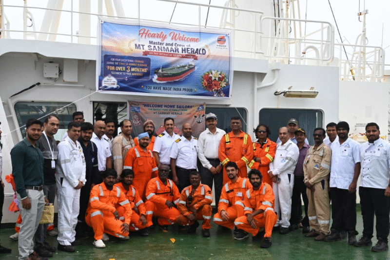 India-bound oil tanker hit by shrapnel near Hormuz reaches Odisha port safely