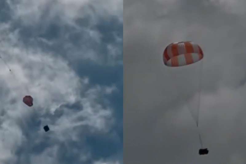Isro successfully conducts key test on main parachutes for Gaganyaan crew module