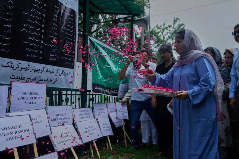 Jammu & Kashmir administrtion seals Martyrs’ Graveyard; Omar, Mehbooba pay homage at party offices