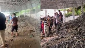 Landslide hits Vaishno Devi track at Himkoti; battery car service suspended
