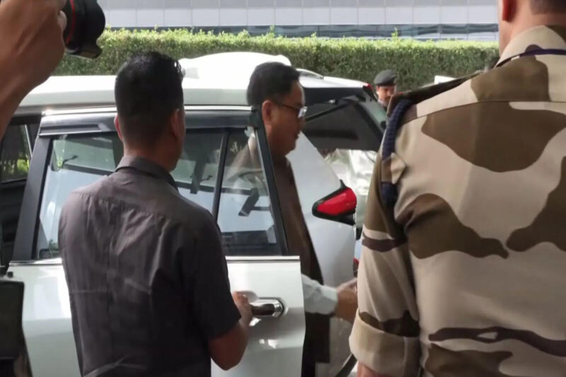 Union minister Kiren Rijiju departs for Qatar to convey India’s condolences over former Emir’s demise