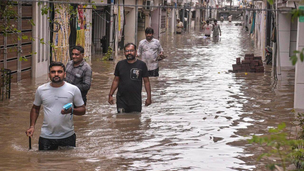 Watch: Heavy rains wreak havoc as Monsoon covers entire India; videos capture water logging, traffic jams & destruction